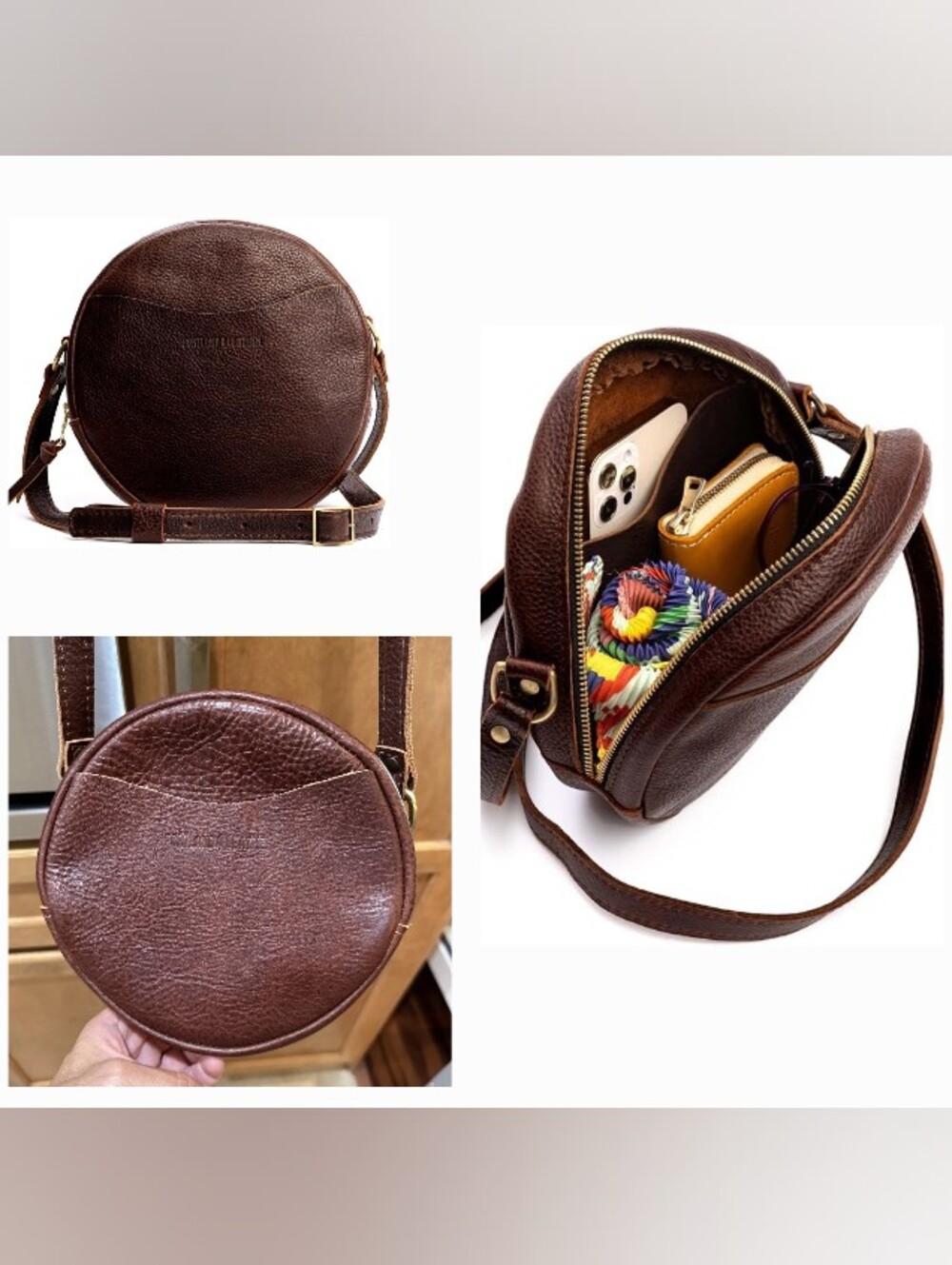 Portland  Leather Crossbody